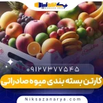 کارتن بسته بندی میوه صادراتی