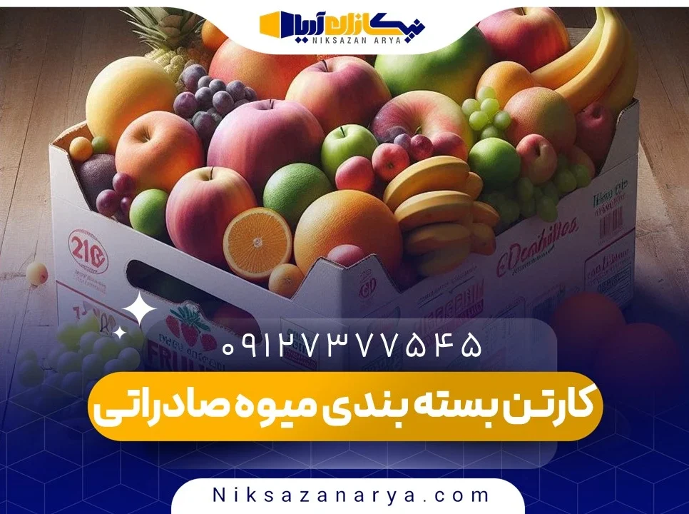 کارتن بسته بندی میوه صادراتی