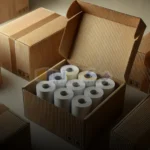 کارتن بسته بندی رول حرارتی