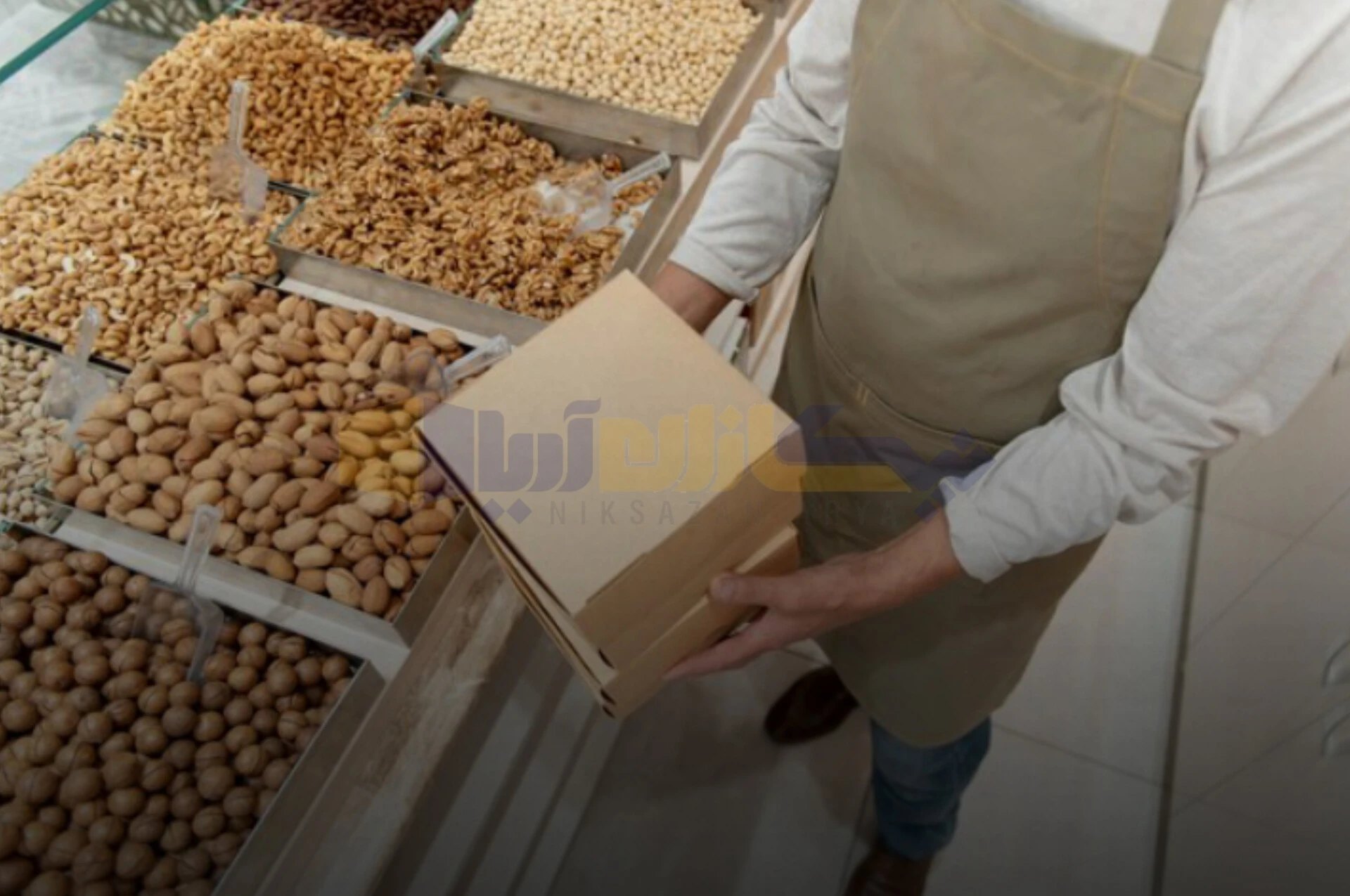قیمت کارتن بسته بندی خشکبار