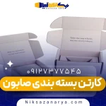 کارتن بسته بندی صابون