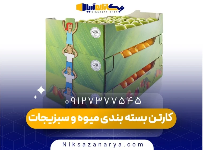 کارتن بسته بندی میوه و سبزیجات