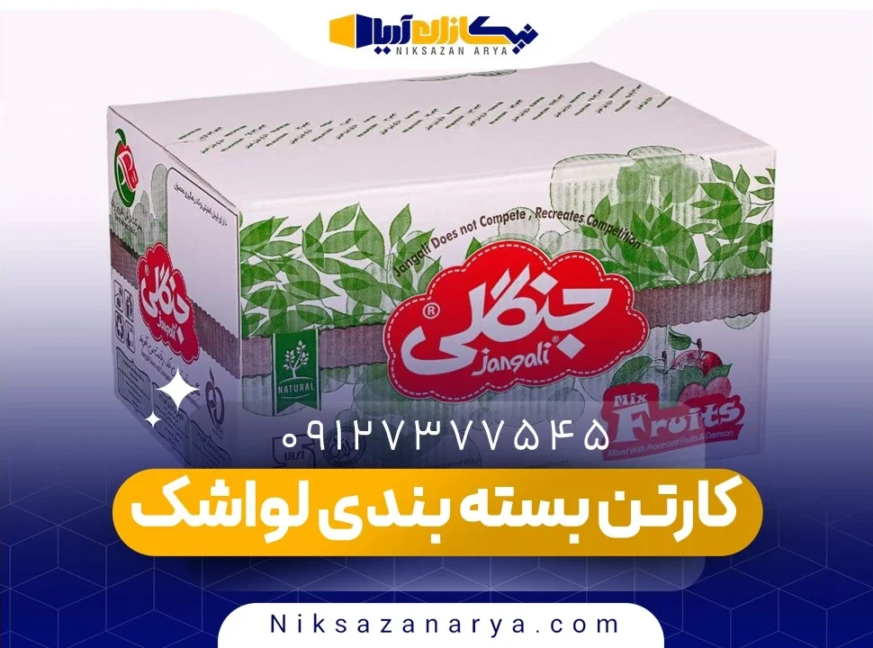 کارتن بسته بندی لواشک