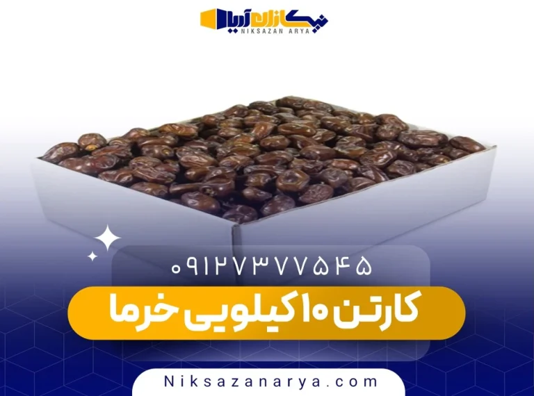 کارتن 10 کیلویی خرما