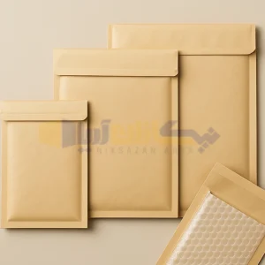 پاکت پستی حبابدار رنگی