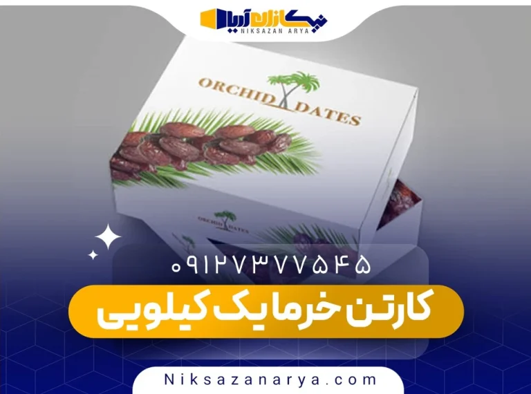 کارتن خرما یک کیلویی