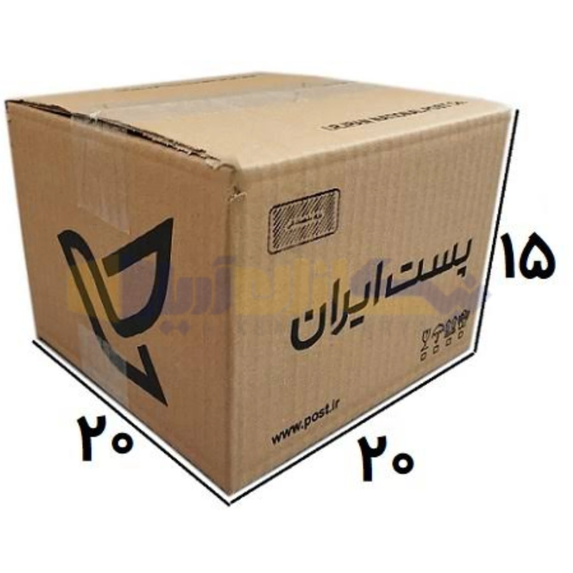 ابعاد کارتن پستی سایز 3 سه لایه