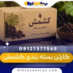 کارتن بسته بندی کشمش