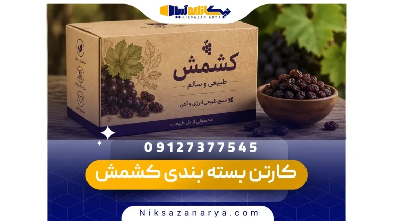 کارتن بسته بندی کشمش