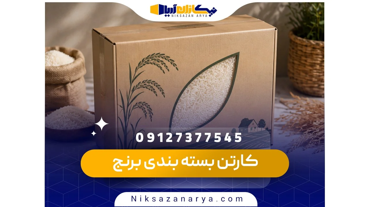 کارتن بسته بندی برنج