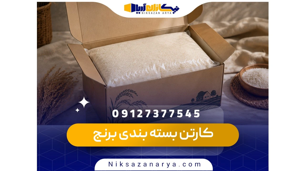 کارتن بسته بندی برنج